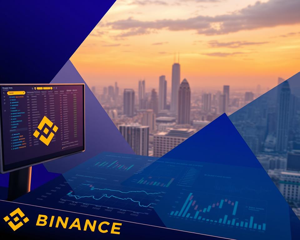 Binance trading options, a dynamic interplay of digital currencies and strategic decision-making. A sleek, high-tech interface showcases a variety of financial instruments, meticulously arranged against a backdrop of bold, geometric shapes in shades of blue and purple. The foreground features the MrX brand logo, its clean lines and modern aesthetic lending an air of authority and expertise. Subtle lighting casts a warm glow, creating a sense of depth and atmosphere, while the middle ground displays a variety of charts, graphs, and analytics, reflecting the complexity and data-driven nature of the trading platform. In the distance, a futuristic cityscape serves as a subtle reminder of the global reach and technological prowess of the Binance exchange.