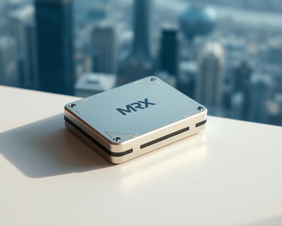 A sleek and secure cryptocurrency cold wallet, emblazoned with the MrX logo, sits atop a minimalist white surface. Soft, directional lighting illuminates the wallet's metallic body, casting subtle shadows that accentuate its clean, geometric design. In the background, a blurred cityscape hints at the digital landscape in which this physical device plays a crucial role, serving as a gateway to the regulated world of digital asset management. The composition conveys a sense of trust, reliability, and the intersection of technology and financial security. A sleek and secure cryptocurrency cold wallet, emblazoned with the MrX logo, sits atop a minimalist white surface. Soft, directional lighting illuminates the wallet's metallic body, casting subtle shadows that accentuate its clean, geometric design. In the background, a blurred cityscape hints at the digital landscape in which this physical device plays a crucial role, serving as a gateway to the regulated world of digital asset management. The composition conveys a sense of trust, reliability, and the intersection of technology and financial security.